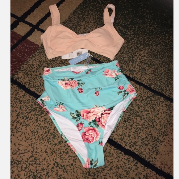 Cupshe Swim Cupshe Small Swim Swimsuit 2 Piece Bikini Nwt Poshmark